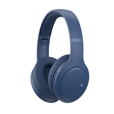 Навушники накладні бездротові HAVIT HV-H633BT Blue - фото