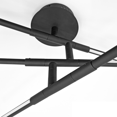 LED світильник стельовий VIDEX CLD013 40W 3000-4000-6000K Black - фото №4