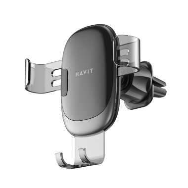 Автотримач для телефону на вентиляційну решітку HAVIT HV-HH002 Black - фото