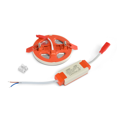 LED світильник вбудований з декоративною підсвіткою VIDEX DL4R 6W+3W 5000K+2700K 220V - фото №9