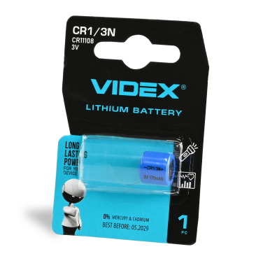 Lithium battery Videx CR1/3N  1pcs BLISTER