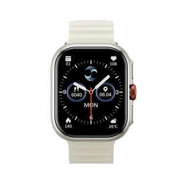 Cмарт годинник HAVIT M9068 IP68 Bluetooth Call Titanium - фото №2