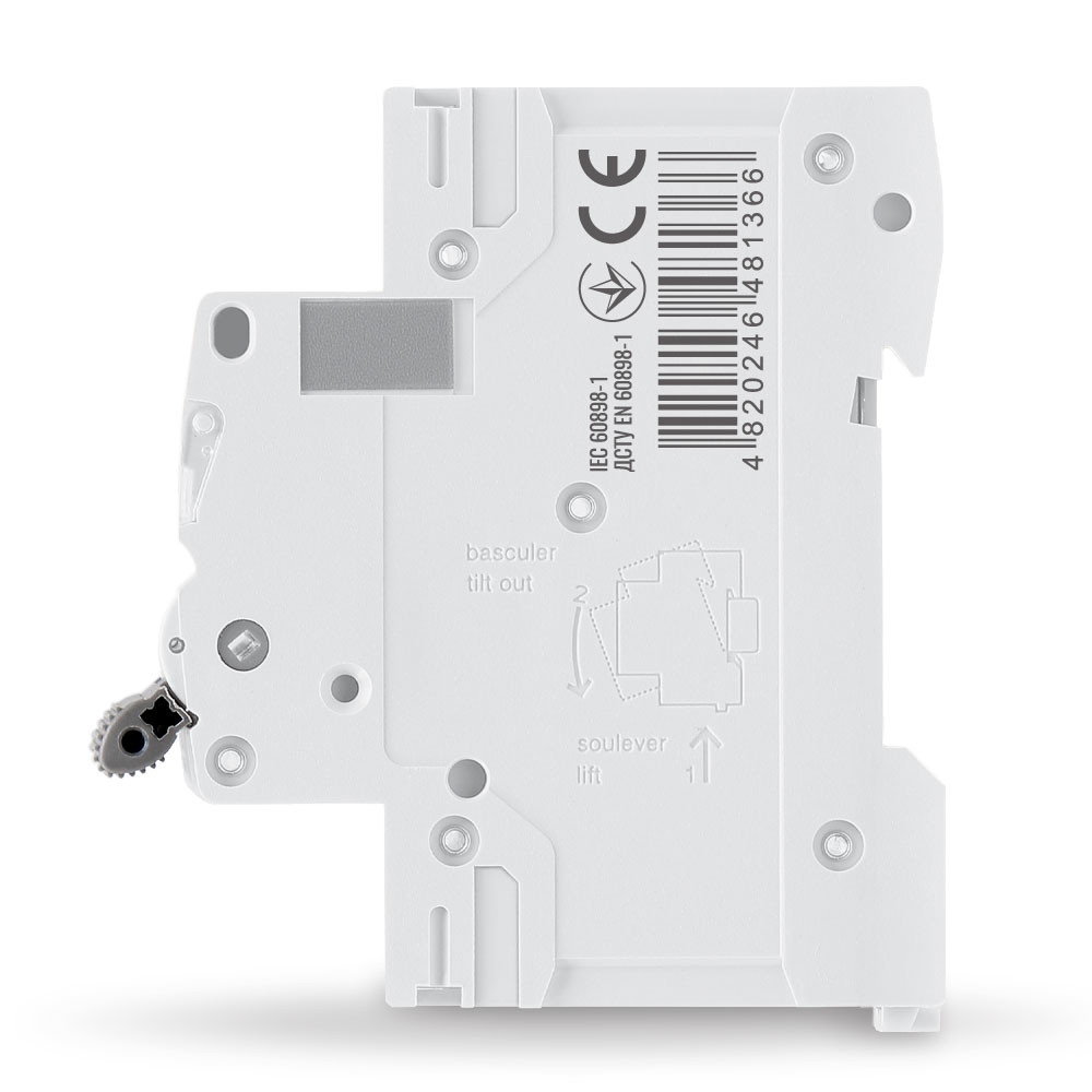 Автоматичний вимикач RS6 1п 6А С 6кА VIDEX RESIST 