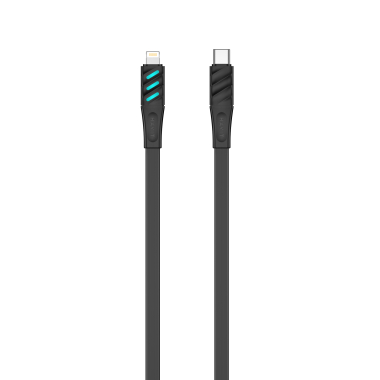 USB-C to Lightning Cable HAVIT HV-CB6255 PD30W 1m with LED Indicator - photo №2
