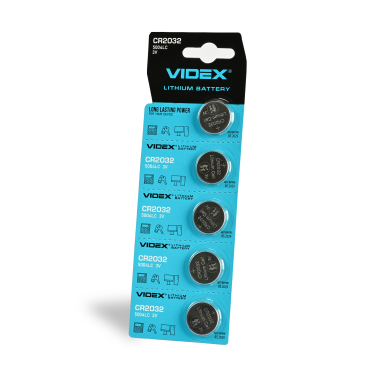 Lithium battery Videx CR2032 5pcs BLISTER CARD