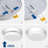 Рамка накладного монтажу безрамкового круглого світильника VIDEX (VL-DLFR-09SF)