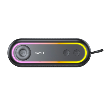 Портативна колонка HAVIT HV-SK810BT IPX5 12W RGB Black - фото №3