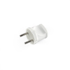 Plug without grounding straight 10A White TITANUM STANDARD - photo 