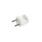 Plug without grounding straight 10A White TITANUM STANDARD - photo