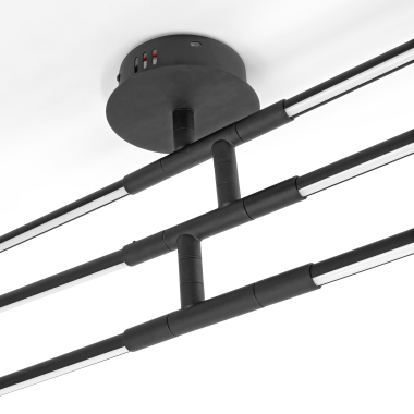 LED світильник стельовий VIDEX CLD013 40W 3000-4000-6000K Black - фото №6