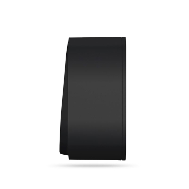 IP20 Вимикач зовнішній одноклавішний прохідний чорний графіт VIDEX BINERA - фото №3