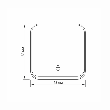 IP20 Вимикач зовнішній одноклавішний прохідний чорний графіт VIDEX BINERA - фото №4