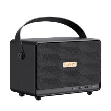 Портативна колонка HAVIT SK907BT "Classic II SE" 30W Black - фото №5