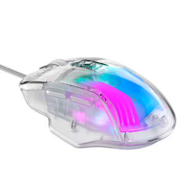 Ігрова миша дротова HAVIT HV-MS1011SE USB Transparent White - фото №5