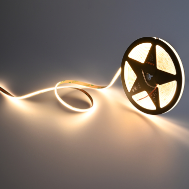 LED COB Strip Light VIDEX DC24V 55W 5M 3000K Ra80 IP20 (VL-LSTCB320-24113-B5) - photo №11