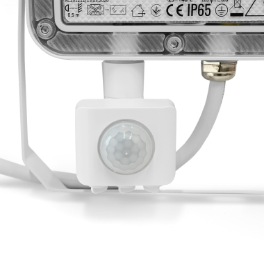LED Floodlight VIDEX F5 30W 3000-5000-6500K with motion sensor 230V White (VL-F5-030CW-S) - photo №4