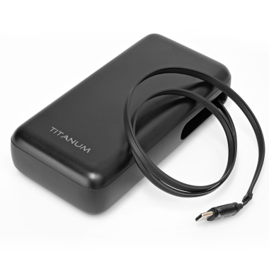 Павербанк 20000mAh TITANUM WCS20 PD45W Black - photo №12
