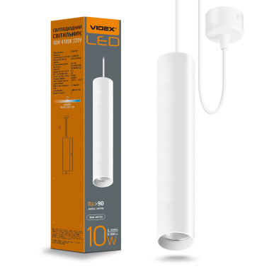 LED pendant  lamp VIDEX 10W 4100K white - photo