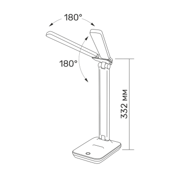 LED лампа настiльна з акумулятором TITANUM TLTF-010W 7W 2700-6000K - фото №5