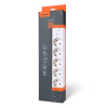 POWER STRIP VIDEX ONCORD w/grounding 6-Way 3m w/Switch White - photo 