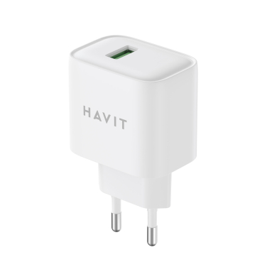 Зарядний пристрій HAVIT HV-UCY001 USB 18W White - фото
