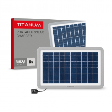 Портативний зарядний пристрій сонячна панель TITANUM TSO-M508U