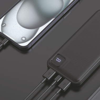 Повербанк 10000mAh TITANUM WQ55 22.5W Black - фото №7