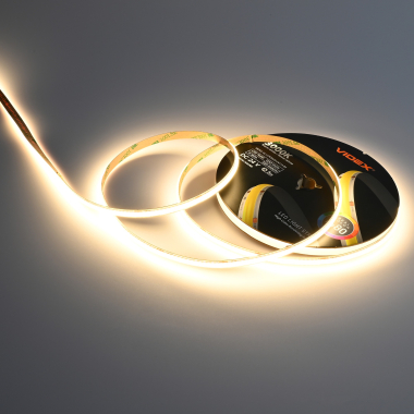 LED COB Strip Light VIDEX DC24V 55W 5M 3000K Ra80 IP20 (VL-LSTCB320-24113-B5) - photo №13