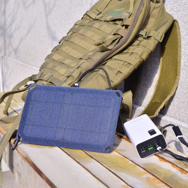 Портативний зарядний пристрій сонячна панель VIDEX VSO-F505U 5W - фото №8