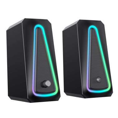 Стерео колонки ігрові HAVIT HV-SK208 PRO USB RGB Black - фото №5