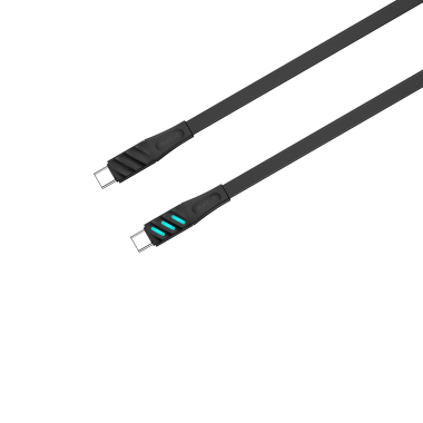 Кабель USB-C to USB-C HAVIT HV-CB6254 PD60W 3A 1м з LED індикатором Black - фото №4
