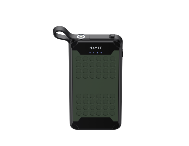Захищений повербанк HAVIT FS214 IP67 Green 10000mAh - фото №3