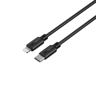 Кабель USB-C - Lightning HAVIT CB304C PD30W 1м Black - фото №4