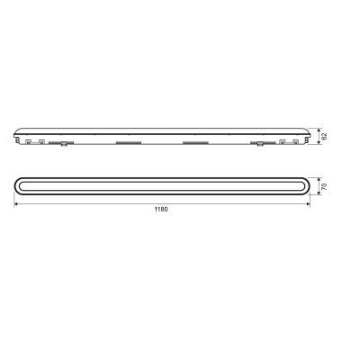 LED Linkable Linear Light VIDEX BNWL05 36W IP65 1.2М 5000K 220V - photo №14