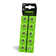 Батарейка годинникова Videx AG 6/LR921 BLISTER CARD 10 шт