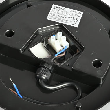 LED світильник ART IP65 круглий VIDEX 15W 5000K Black - фото №4