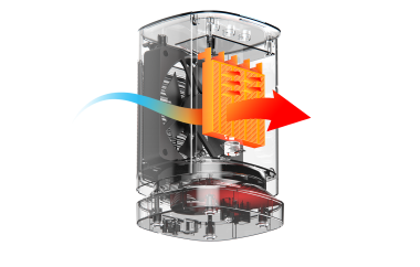 Тепловентилятор HAVIT HV-HT1220 950W White - фото №7