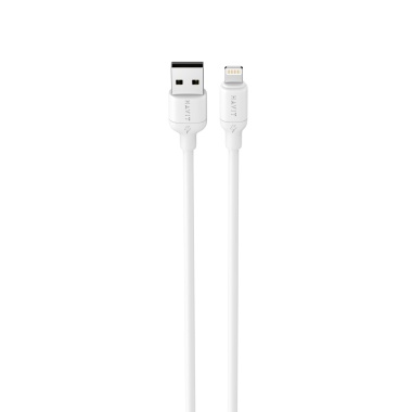 USB to Lightning Cable HAVIT CB675 2A 1m White (silicone) - photo №3