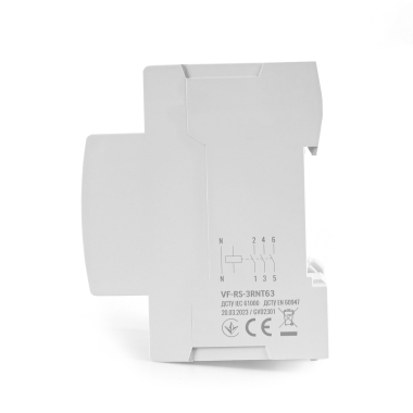 Трифазне реле контролю напруги та струму VIDEX RESIST 145-300В 1-63А - фото №2