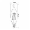 LED лампа VIDEX Filament C37FtA 6W E14 2200K бронза - фото №3