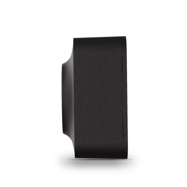 IP20 Розетка зовнішня одинарна чорний графіт VIDEX BINERA - фото №3