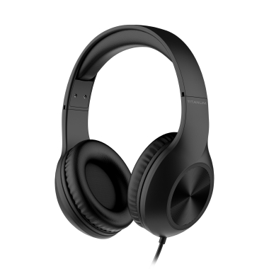 Навушники дротові накладні TITANUM H830A з мікрофоном - фото №2