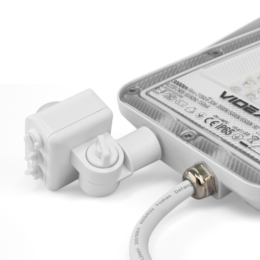 LED Floodlight VIDEX F5 30W 3000-5000-6500K with motion sensor 230V White (VL-F5-030CW-S) - photo №7
