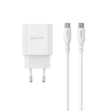 Зарядний пристрій HAVIT ST934 20W USB-C з кабелем USB-C - USB-C - фото №3