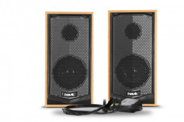 Стерео колонки HAVIT HV-SK518 USB Wood - фото №2