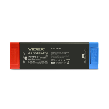 Блок живлення для LED стрічки VIDEX DC24V 8.34A 200W IP20 (VL-LST-P200-24V) - фото №3