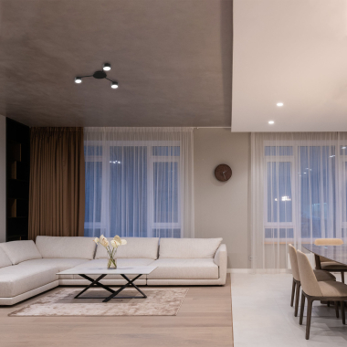 Світильник VIDEX під лампу 3xGX53 накладний Чорний VL-SPF20B-B - фото №3