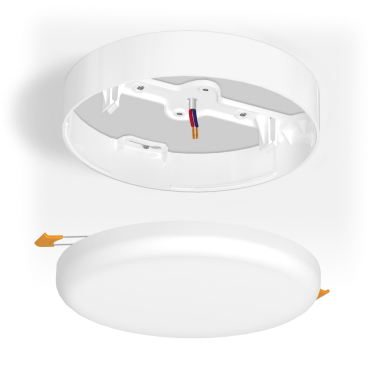 Рамка накладного монтажу безрамкового круглого світильника VIDEX (VL-DLFR-24SF) - фото