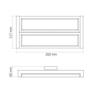 LED wall-mounted Light with gesture control VIDEX WL01 12W 2800K-4000K-6000K Black - photo №20