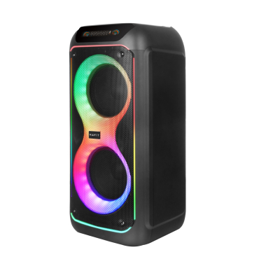 Портативна колонка HAVIT SQ149BT 100W RGB Black - фото №6
